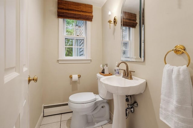 15 Thoreau Rd, Acton, MA 01720 - bathroom with a baseboard heating unit and tile patterned floors