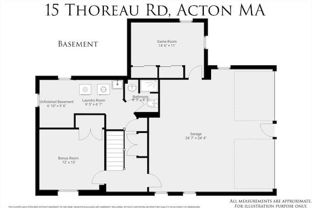 15 Thoreau Rd, Acton, MA 01720 - view of property floor plan