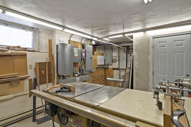 utility room featuring electric panel