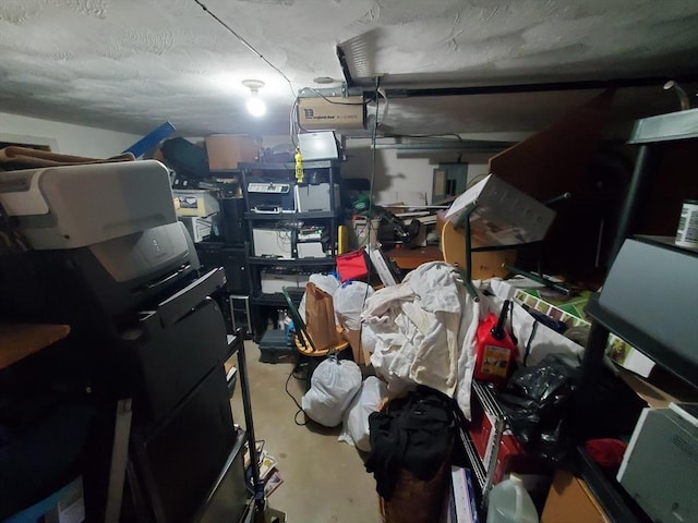 view of basement