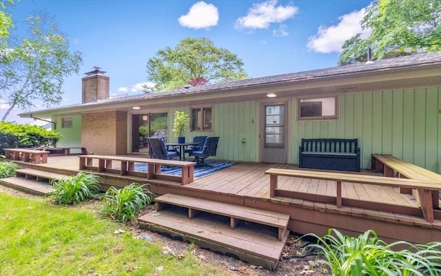124 Mount Vernon Rd W, Weymouth, MA 02189 - wooden deck featuring outdoor dining space