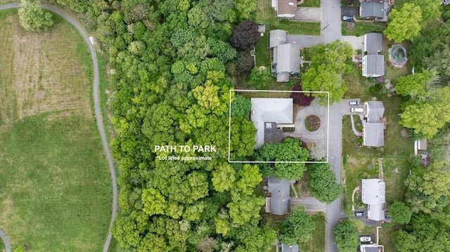 124 Mount Vernon Rd W, Weymouth, MA 02189 - aerial view of property and surrounding area with property boundaries highlighted