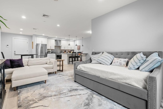150 W Broadway Unit 203, Boston, MA 02127 - living area featuring recessed lighting