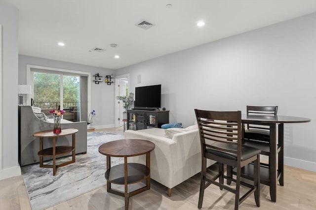 150 W Broadway Unit 203, Boston, MA 02127 - living area featuring recessed lighting and light wood-style flooring