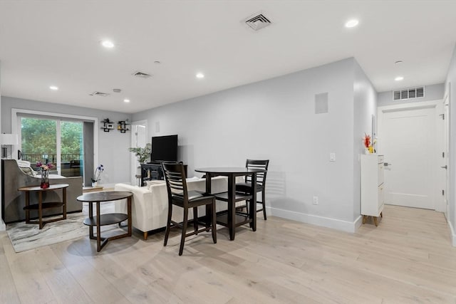 150 W Broadway Unit 203, Boston, MA 02127 - dining area with light wood finished floors and recessed lighting