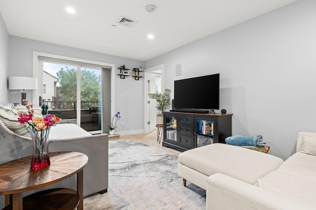 150 W Broadway Unit 203, Boston, MA 02127 - living room with recessed lighting and light wood-style floors
