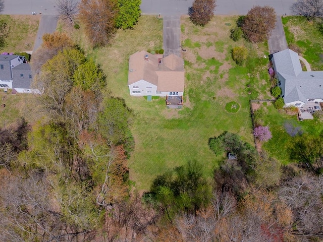 birds eye view of property featuring a residential view