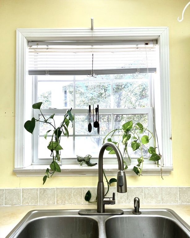 interior details with sink