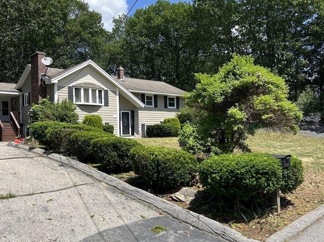 55 Alexander Ave, Dracut, MA 01826 - view of front of property featuring a chimney