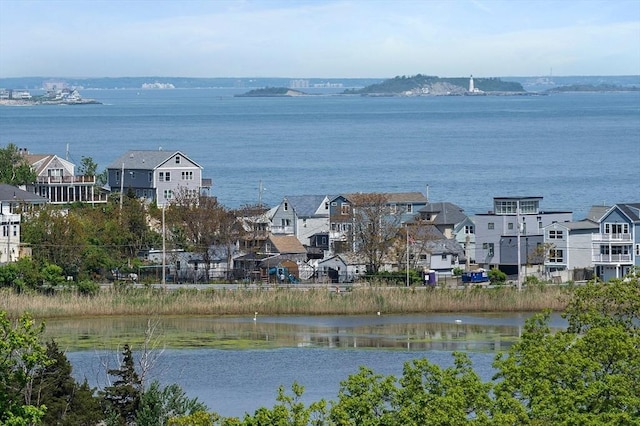 view of water feature