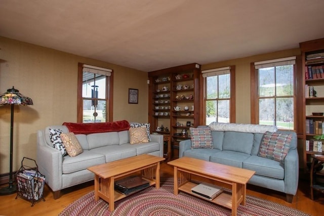 310 S River Rd, Charlemont, MA 01339 - living room with a wealth of natural light and wood finished floors