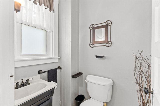 51 Gifford St, Brockton, MA 02301 - half bathroom featuring toilet and vanity
