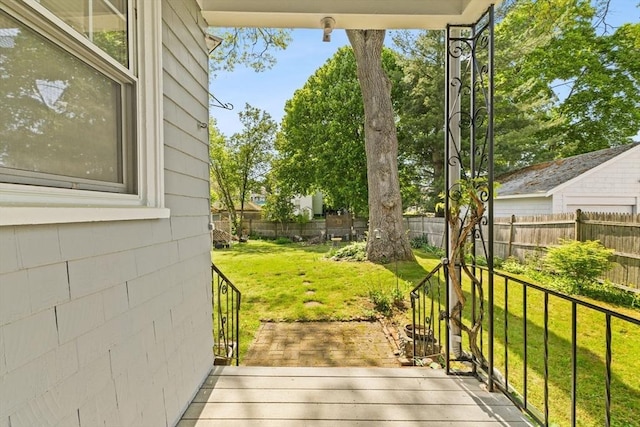 51 Gifford St, Brockton, MA 02301 - view of deck