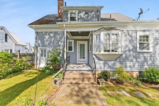 51 Gifford St, Brockton, MA 02301 - view of front of house featuring a chimney