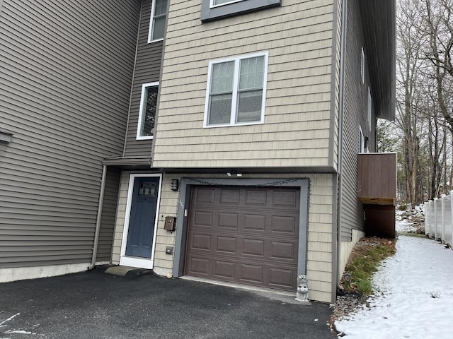 445 Cambridge St Unit 445, Worcester, MA 01610 - view of snow covered garage