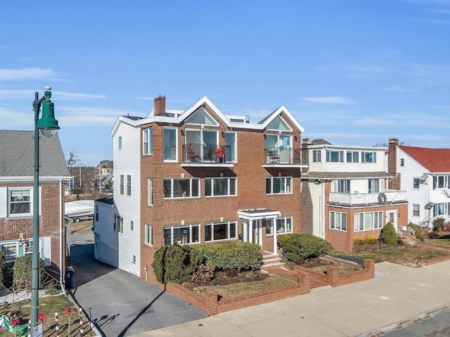 view of townhome / multi-family property