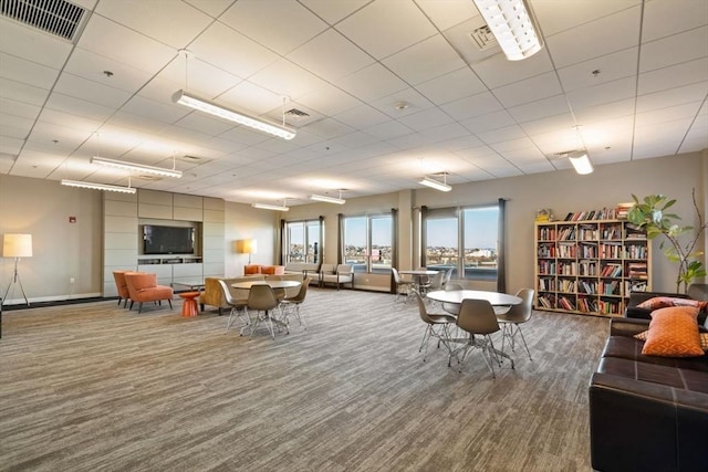 156 Porter St Unit 434, Boston, MA 02128 - living room with carpet flooring