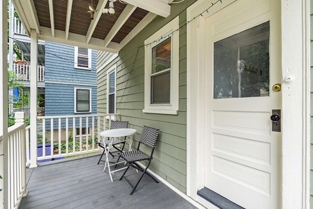 111 Williams St Unit 3, Boston, MA 02130 - view of wooden porch