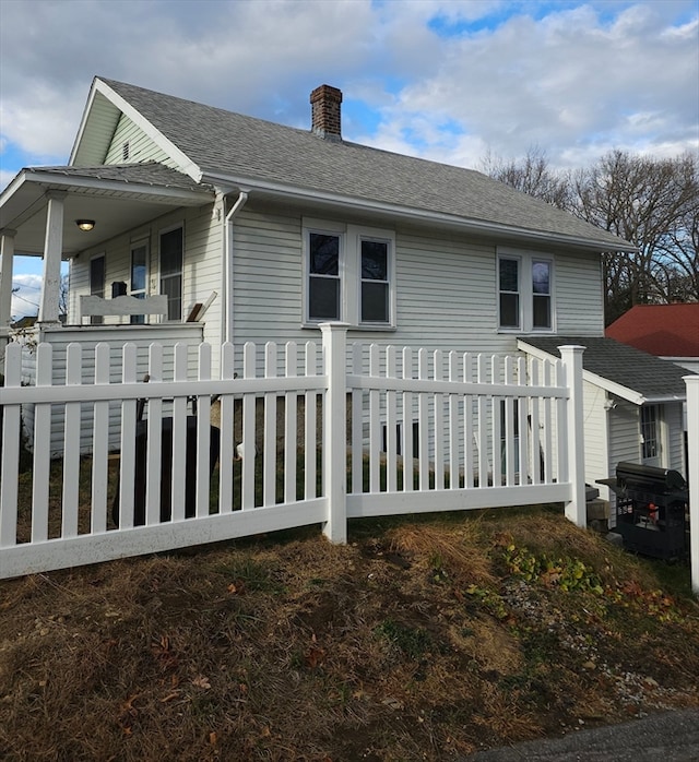 view of property exterior