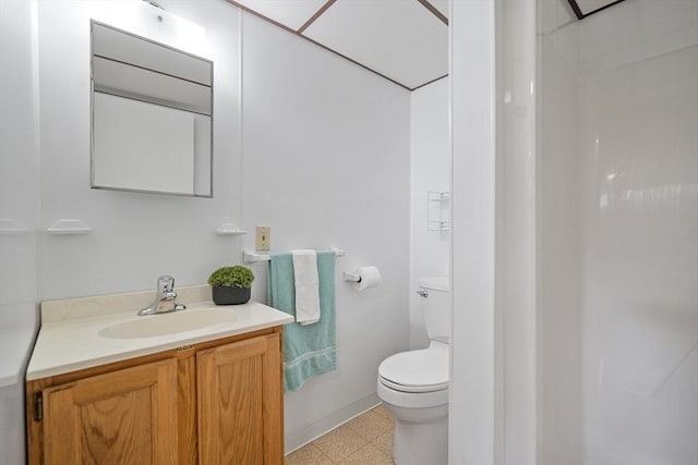 481 W Townsend Rd, Lunenburg, MA 01462 - bathroom with vanity and tile patterned floors
