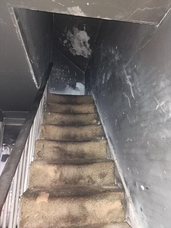 view of stairs