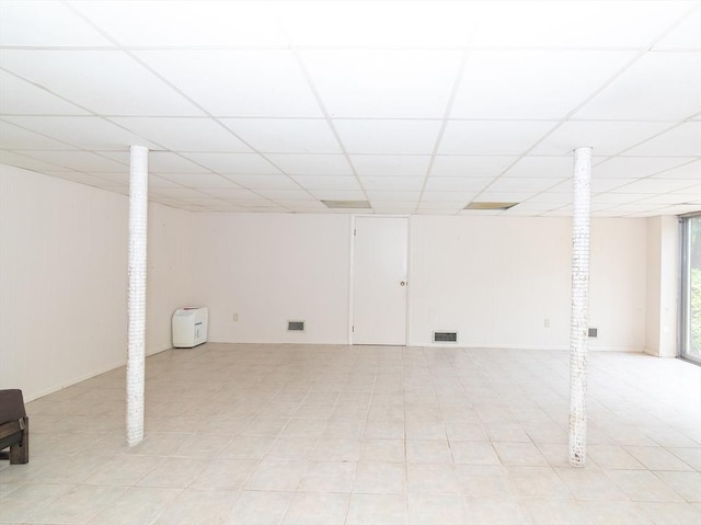 10 Ash Ln, Sherborn, MA 01770 - basement with a paneled ceiling