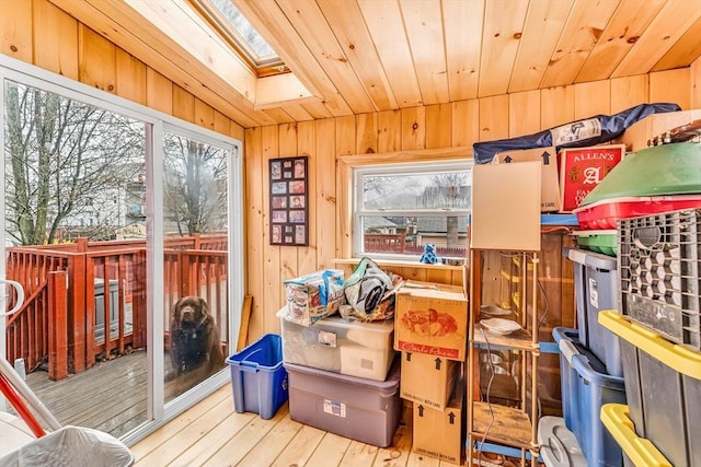 50 Walnut St, Lynn, MA 01905 - storage area with a skylight