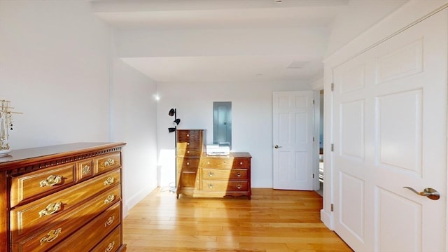 52 Sanborn St Unit 408, Reading, MA 01867 - bedroom with light wood-style floors and baseboards