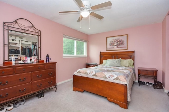503 Dongary Rd Unit 503, Easton, MA 02375 - carpeted bedroom featuring baseboards and ceiling fan