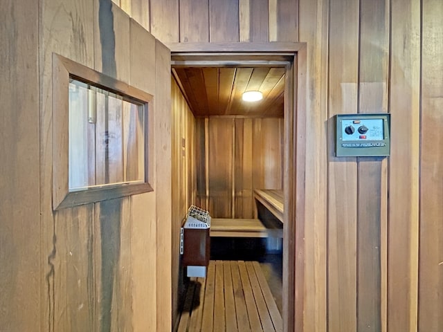 view of sauna / steam room