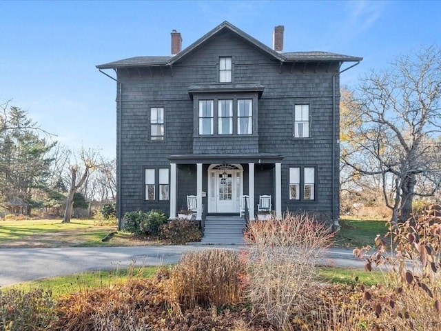 view of front of house with a porch