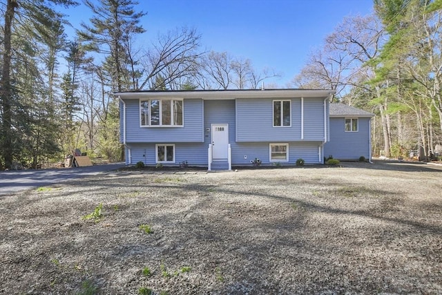 raised ranch featuring entry steps