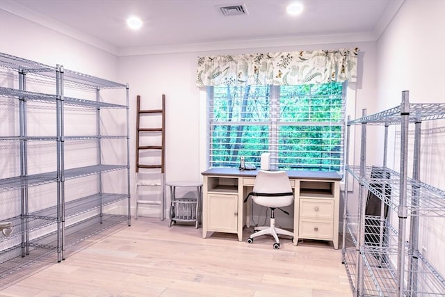 11 Cushing Pl Unit 106, Chelmsford, MA 01824 - office space with ornamental molding and light wood-type flooring