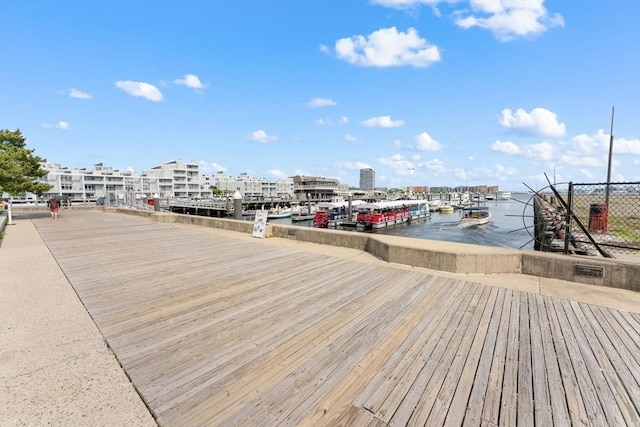 42 8th St Unit 1301, Boston, MA 02129 - dock area featuring a water view