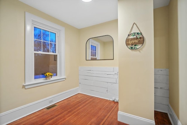 interior space featuring hardwood / wood-style flooring