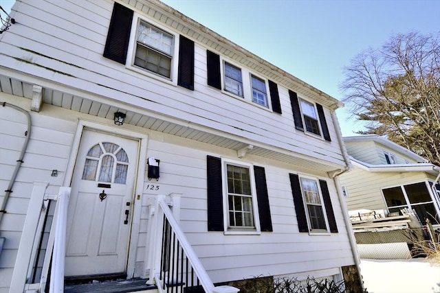 view of front of home