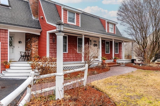 262 Homestead Ave, Rehoboth, MA 02769 - view of front of property featuring covered porch and a shingled roof