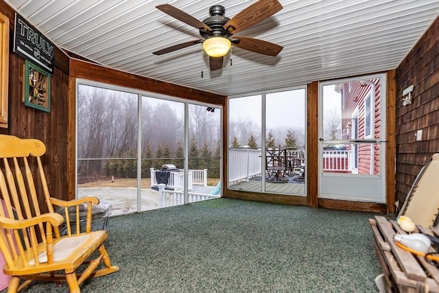 262 Homestead Ave, Rehoboth, MA 02769 - sunroom / solarium with ceiling fan