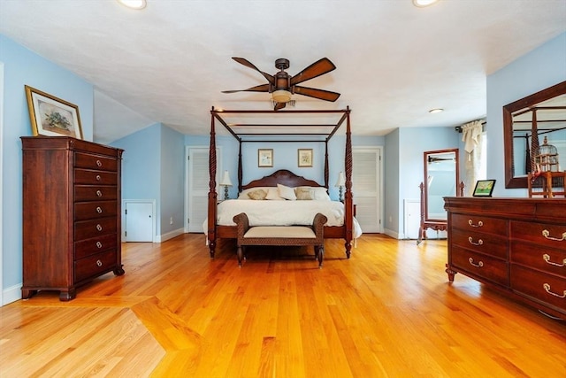 262 Homestead Ave, Rehoboth, MA 02769 - bedroom featuring light wood-style flooring and recessed lighting
