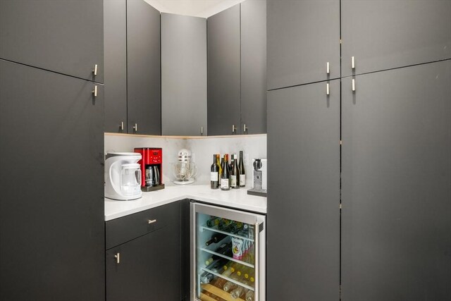 30 Concord Sq Unit 1, Boston, MA 02118 - bar featuring a dry bar and beverage cooler