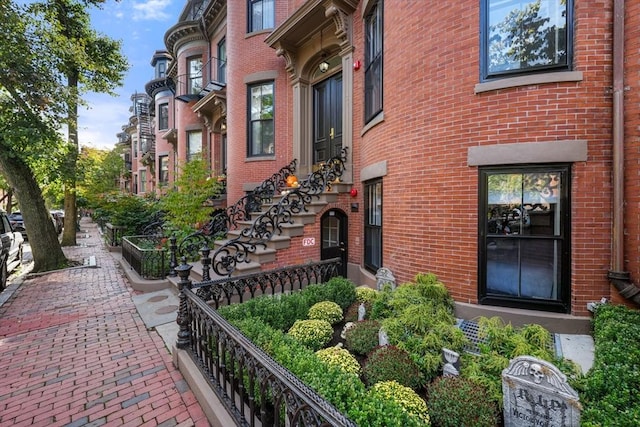 30 Concord Sq Unit 1, Boston, MA 02118 - view of exterior entry with brick siding