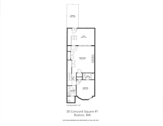 30 Concord Sq Unit 1, Boston, MA 02118 - plan