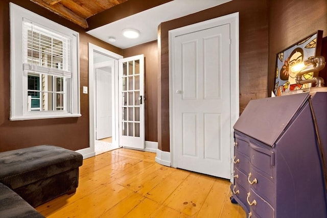 11 Congress St, Newburyport, MA 01950 - doorway with light wood-type flooring and baseboards