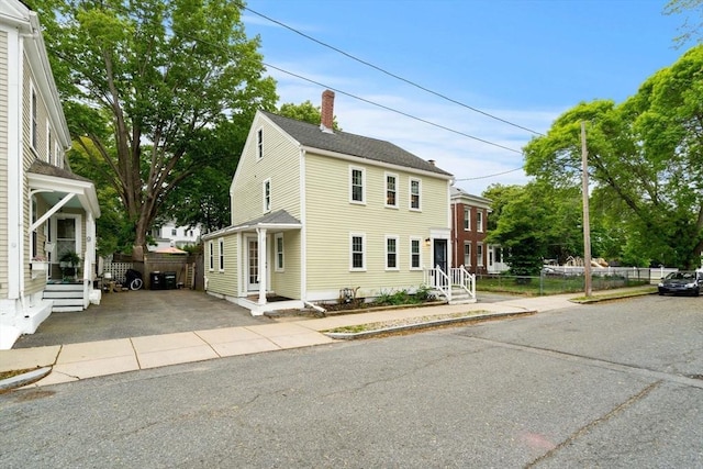 11 Congress St, Newburyport, MA 01950 - view of front of house with a chimney