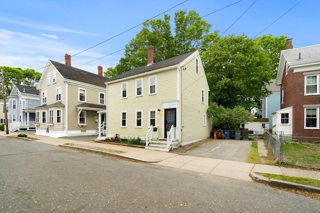 11 Congress St, Newburyport, MA 01950 - view of front of house featuring a chimney