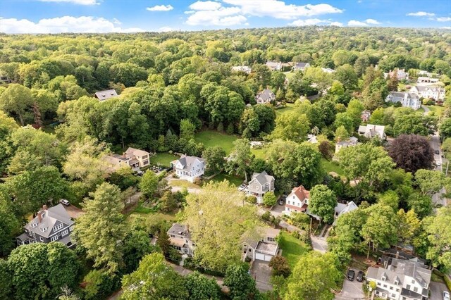 23 Centre Ave, Belmont, MA 02478 - view of property location with a heavily wooded area and nearby suburban area