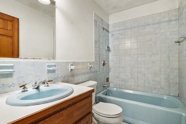 3 Westview Ter, Woburn, MA 01801 - bathroom with vanity, toilet, and shower / tub combination