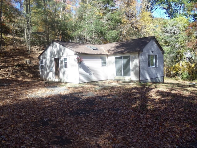 view of back of property