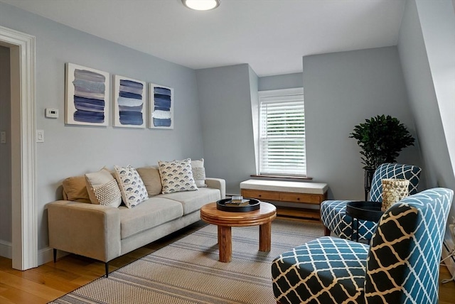 38 Moseley Ave Unit 5, Newburyport, MA 01950 - living area featuring wood finished floors and baseboards