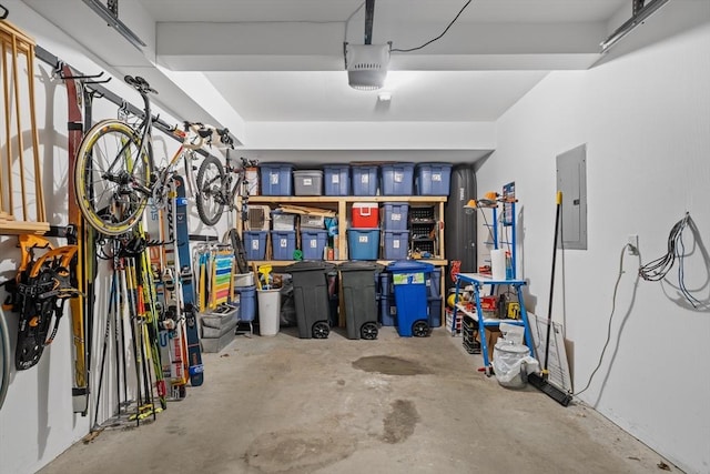 2 Heron Way Unit B, Salisbury, MA 01952 - garage featuring electric panel and a garage door opener